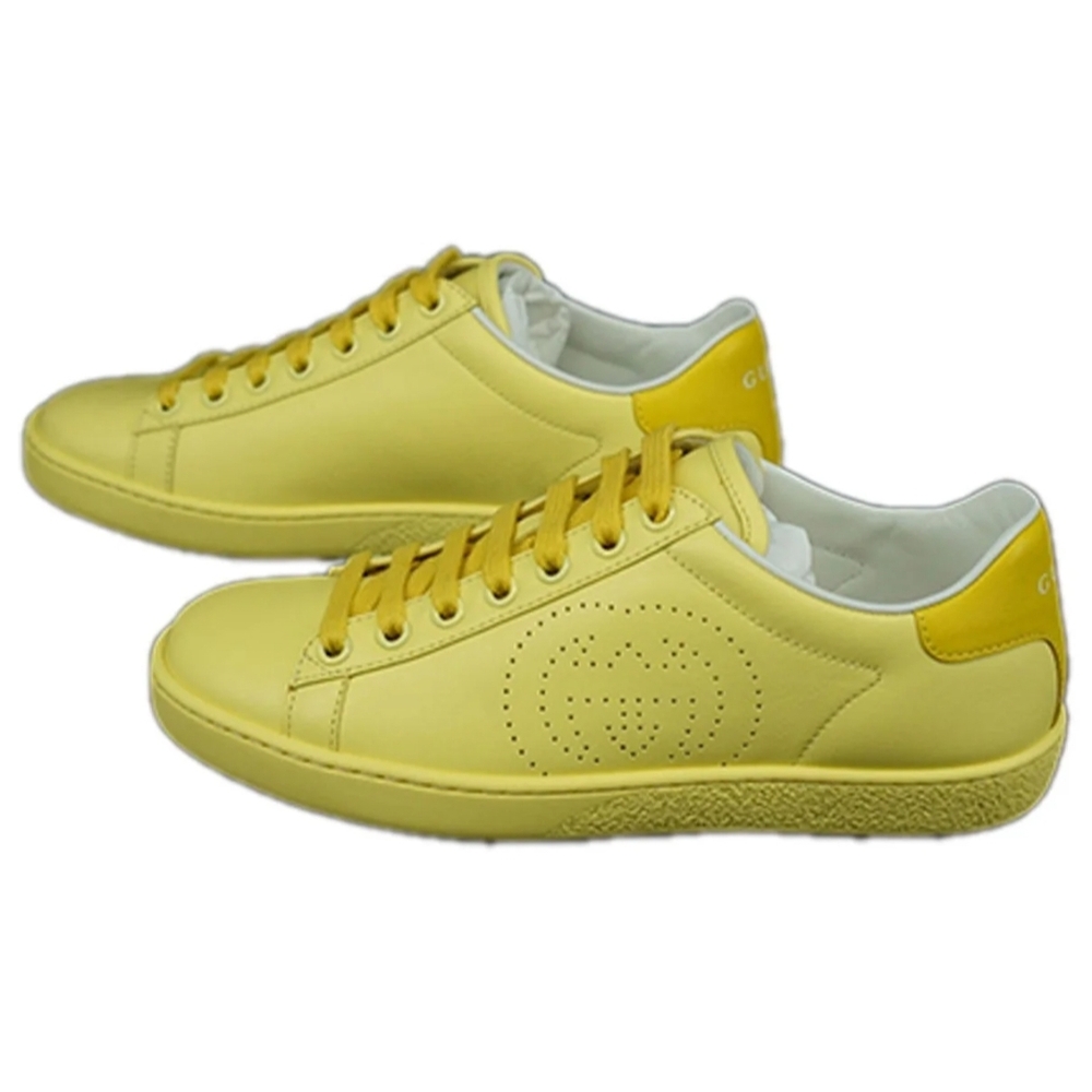 Gucci Yellow Sneakers Vibrant Low-Top Design
